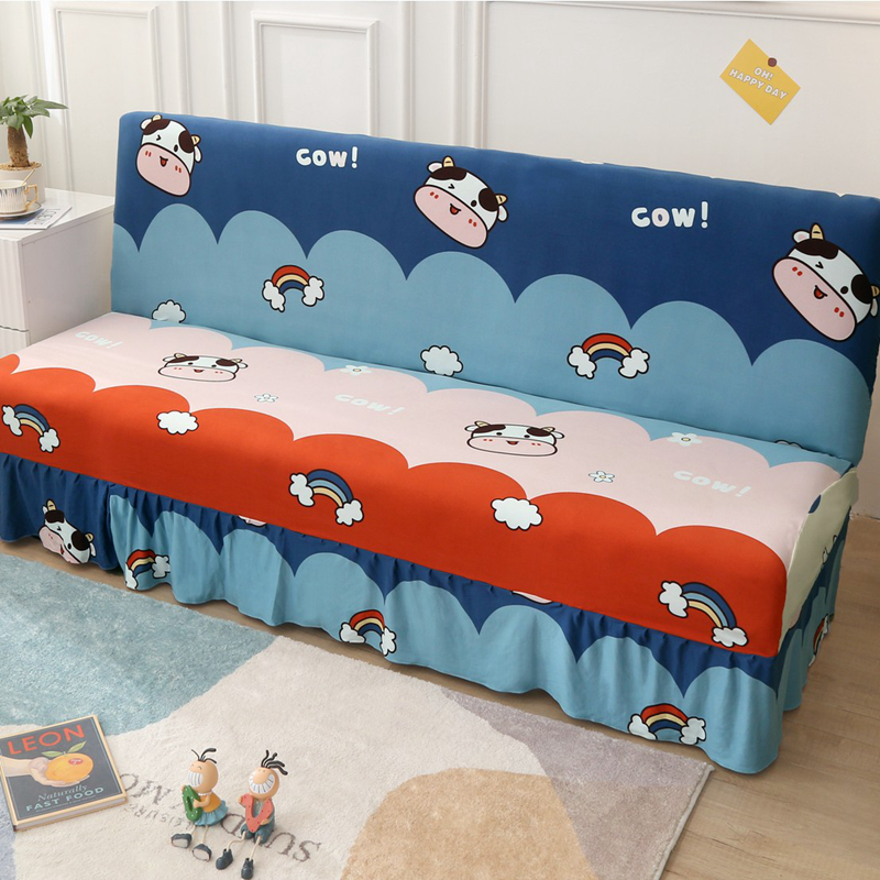 折叠沙发床无扶手沙发套罩全包万能套笠裙边卡通可爱座坐垫巾盖布,居家布艺,沙发垫,淘宝优惠券,粉丝福利购,淘宝优惠卷