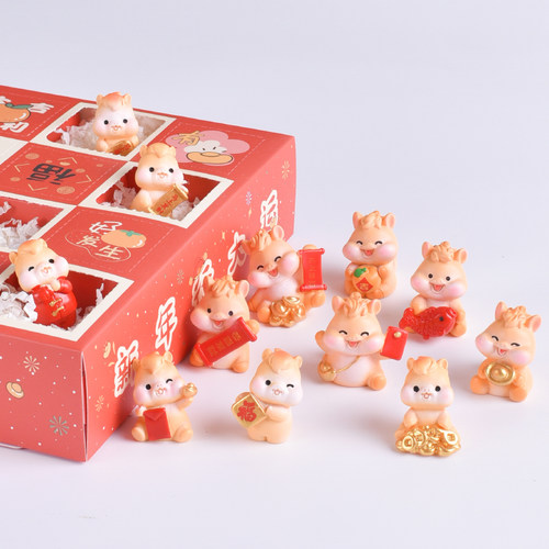 新年招财生肖马洞洞乐盲盒玩具
