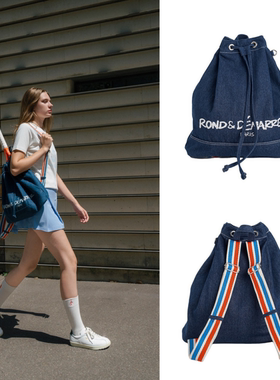 Rond&Demarrer男女网球包牛仔布背包双肩包150｜韩国直邮