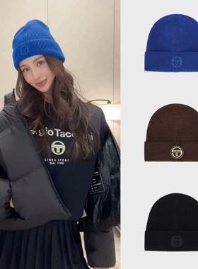 Sergio Tacchini 男女网球帽子长款针织帽59TXBN4004N｜韩国直邮