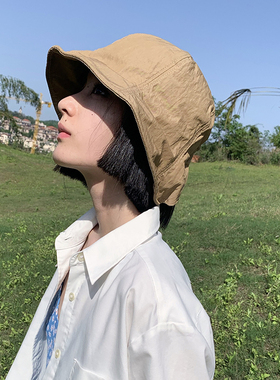 渔夫帽出游韩版男女春夏宽檐