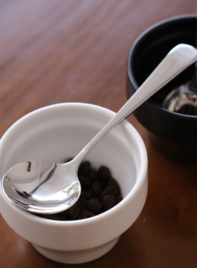 素止 专业咖啡不锈钢304不锈钢杯测勺 Cupping Spoon SCA 杯测