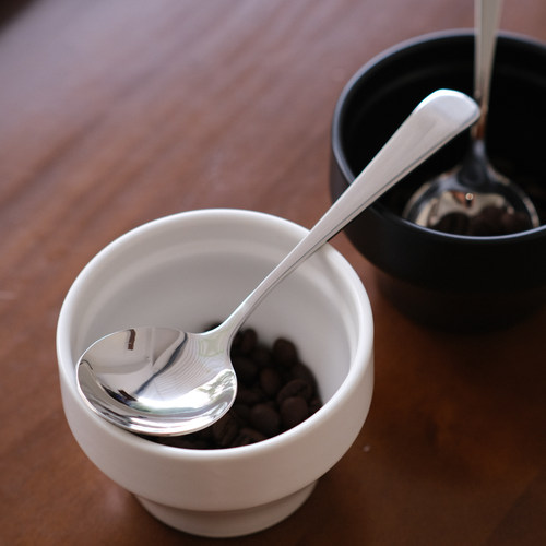 素止 专业咖啡不锈钢304不锈钢杯测勺 Cupping Spoon SCA 杯测