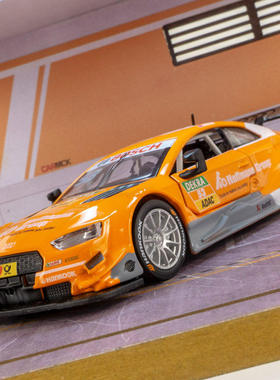 新款 仿真RS5 DTM拉力赛车合金汽车模型声光玩具车男孩