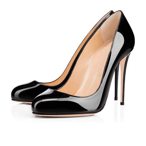 新款 跨境欧美时装单鞋 圆头细跟高跟鞋大码女鞋high heels pump