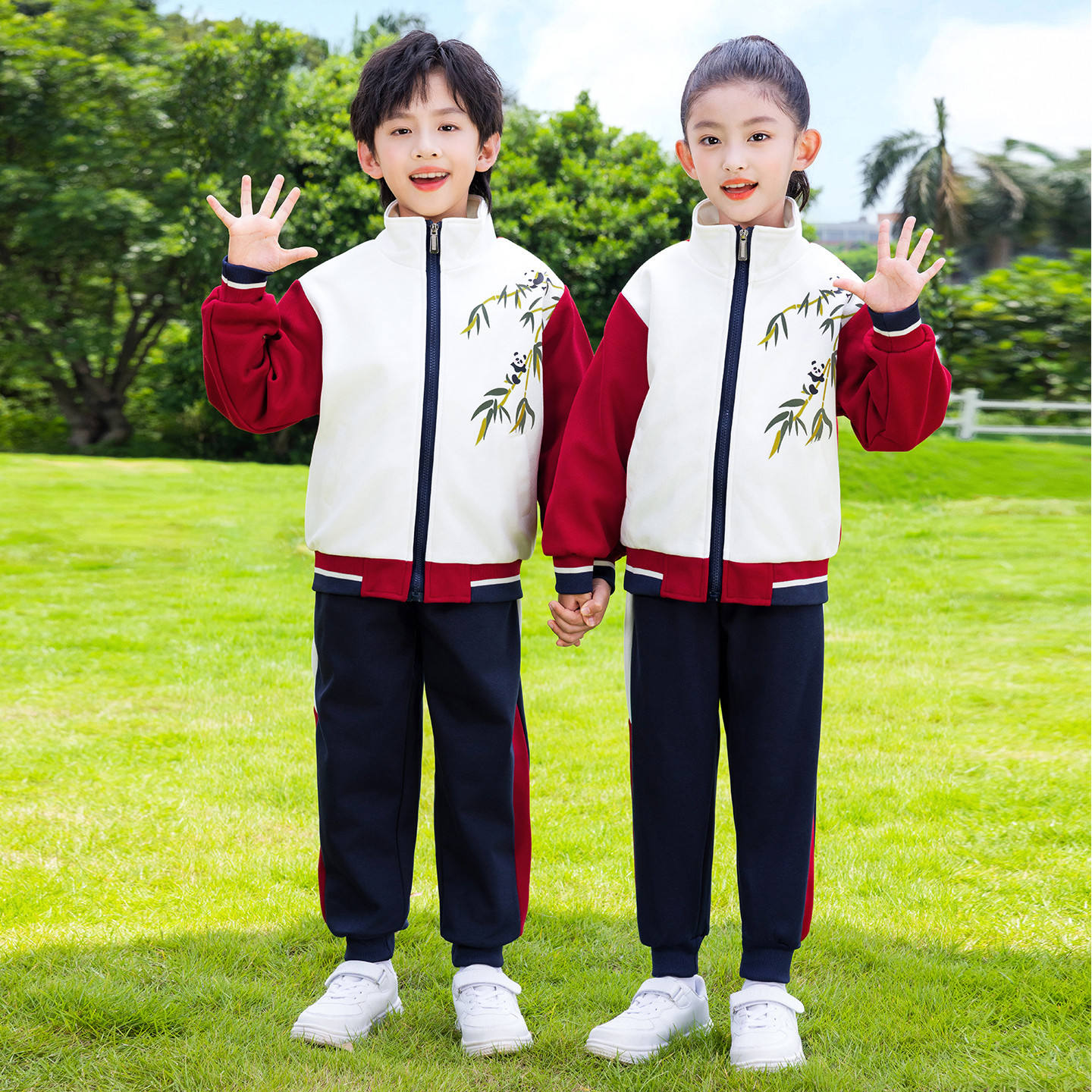 小学生校服春秋装棒球服运动会演出表演服套装儿童班服幼儿园园服