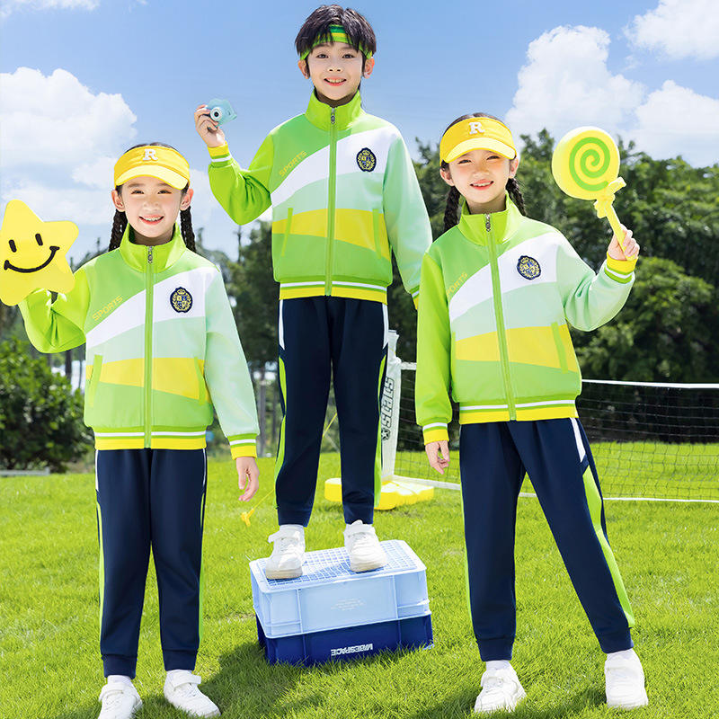 新款小学生校服装三四件套运动会一年级班服套装春秋季幼儿园园服