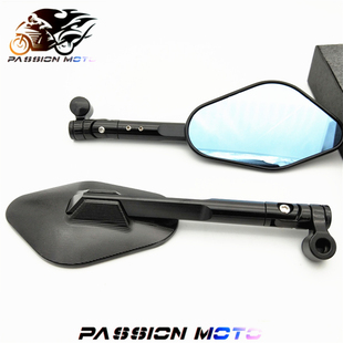 适用MT07后视镜MT09反光镜XJ6倒车镜FZ6改装FZ8天剑天戟FZ1配件