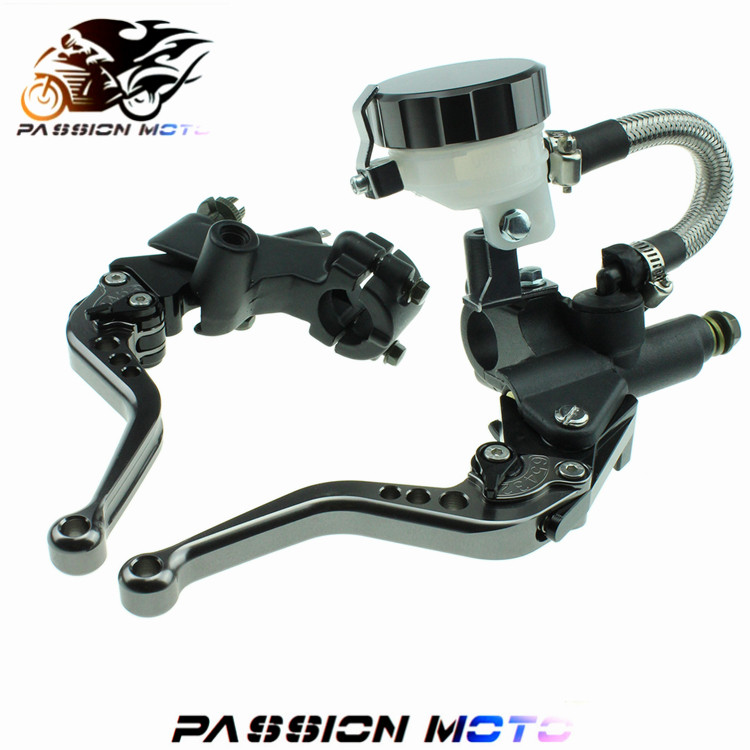 适用国产川崎小忍者永源战隼350枭风350配件改装9A刹车牛角上泵