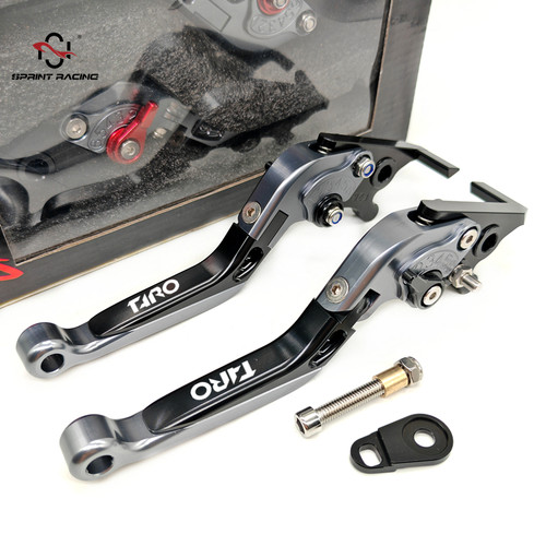 适用台荣摩托车荣150 荣250改装碟刹带驻车刹车牛角拉杆手把配件