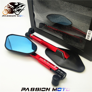 适用TMAX530反光NMAX155倒车镜FORCE 后视镜XMAX300改装NVX 1555