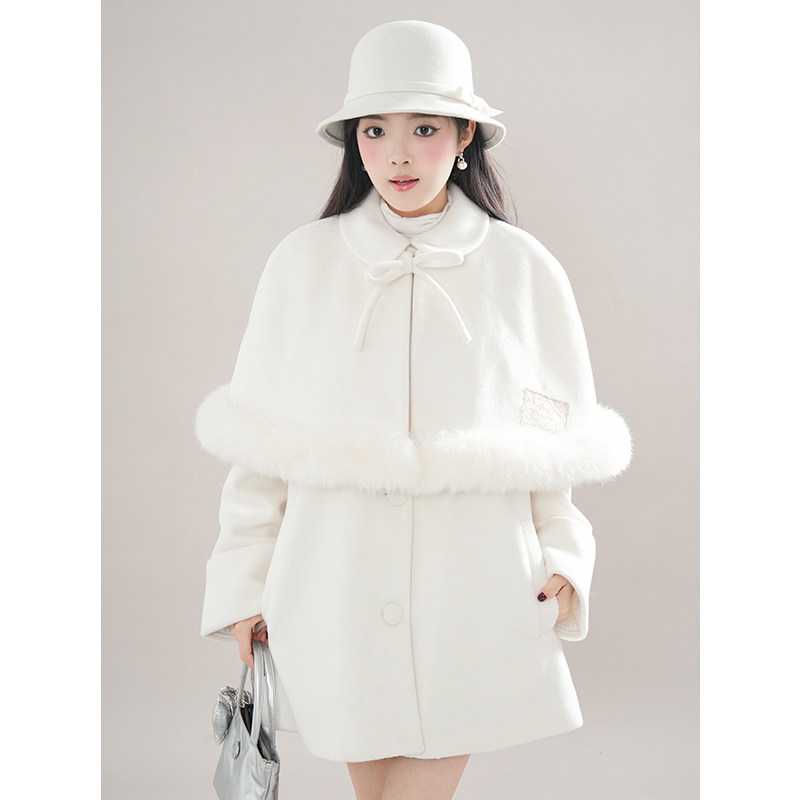 「斗篷外套」千金高级感毛呢大衣披肩女冬季爆款时尚气质呢子套装,女装/女士精品,时尚套装,淘宝优惠券,粉丝福利购,淘宝优惠卷