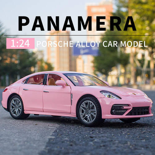 新款 1：24帕拉梅拉合金车模带声光男孩玩具摆件收藏