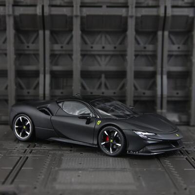 新款 仿真SF90 Stradale合金超级跑车模型摆件男孩礼物