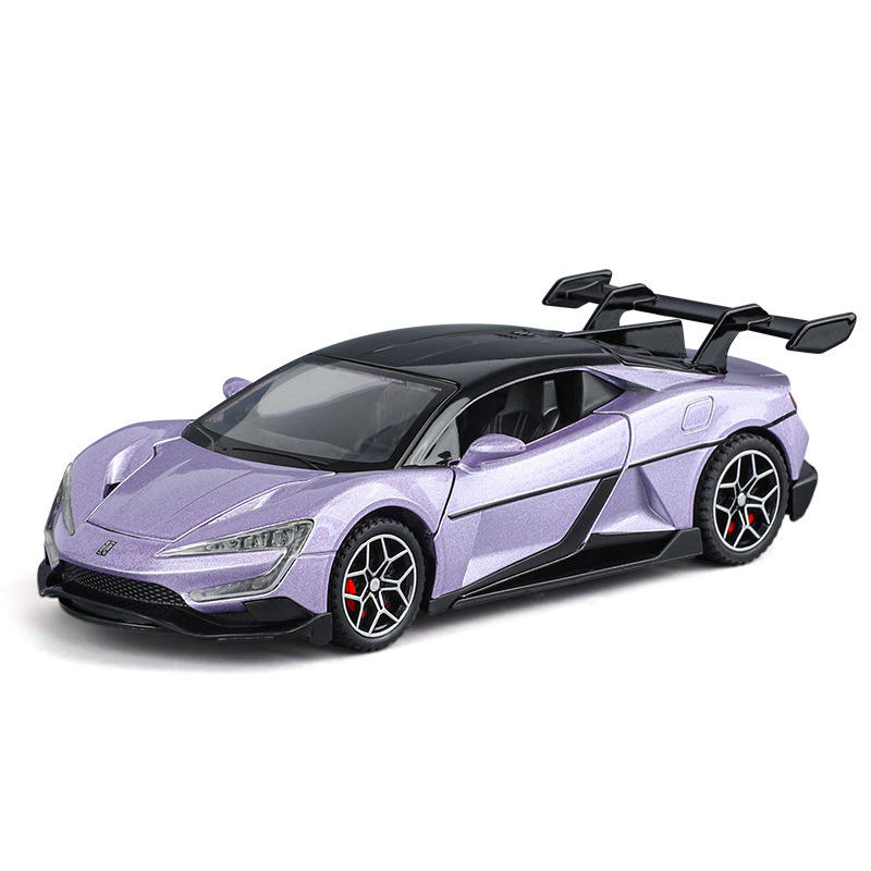 新款 金车将盒装仰望U9合金1/32仿真儿童声光车模玩具