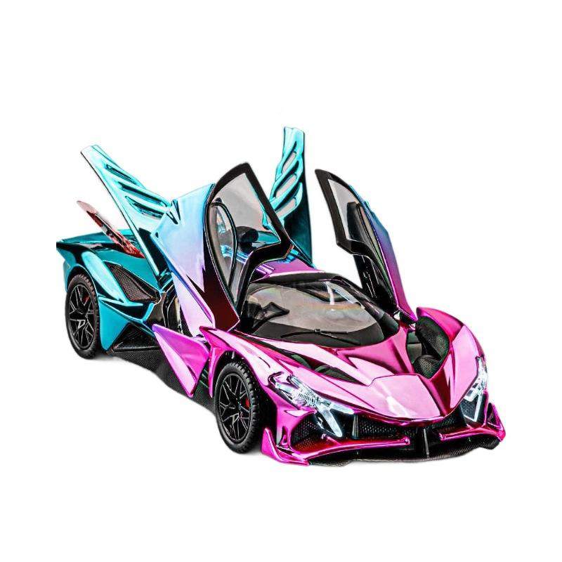 1:24阿波罗EVO电镀版合金车模型仿真跑车摆件儿童玩具小汽车,模玩/动漫/周边/娃圈三坑/桌游,火车/摩托/汽车模型,淘宝优惠券,粉丝福利购,淘宝优惠卷