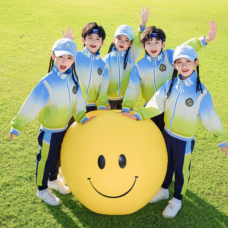 新款 源头工厂幼儿园园服春秋装儿童班服小学生校服冲锋衣套装