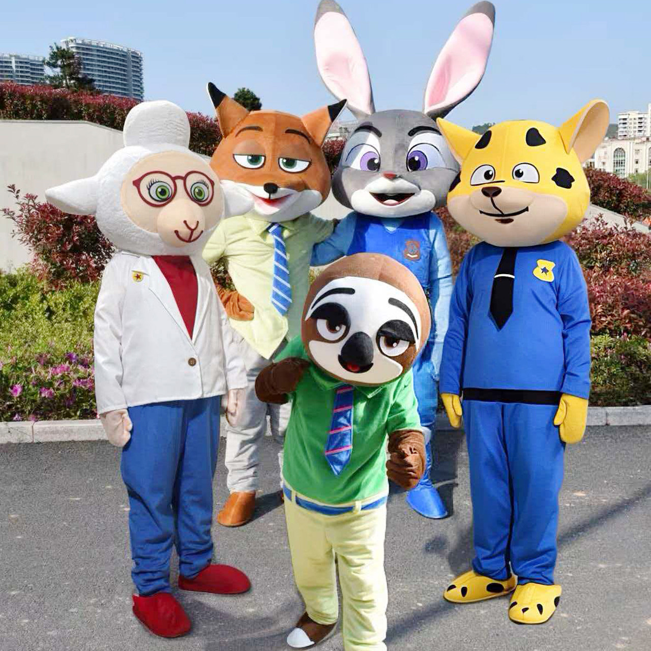 朱迪人偶服迪士尼动漫尼克道具服图片
