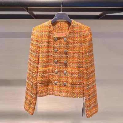 A家女装专柜正品2023秋双排扣小香风短外套5400837-4K17647-001