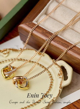 高版锆石项链轻奢高级感气质大气