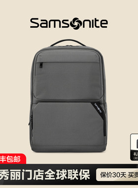 Samsonite/新秀丽双肩包新款男士背包大容量出差商务旅游轻便NU4