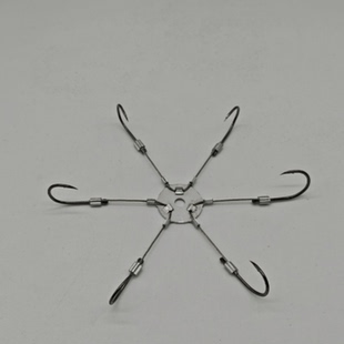 天成翻板 新款方块钩 直径8公分 短款 冠军钩 伊势尼 朝天钩 鲢鳙