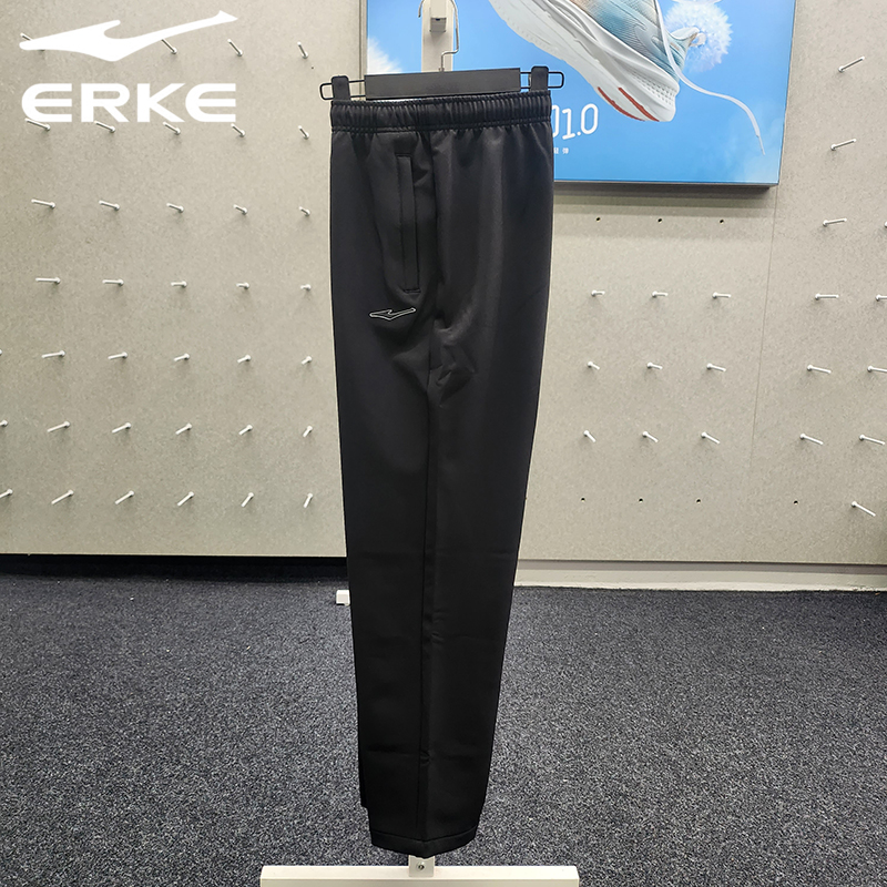 鸿星尔克冬季男子综训加厚长裤