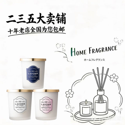 朗蓬恩无烟固体香薰持久留香除臭