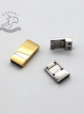 皮匠老王磁吸扣皮手环手工皮具
