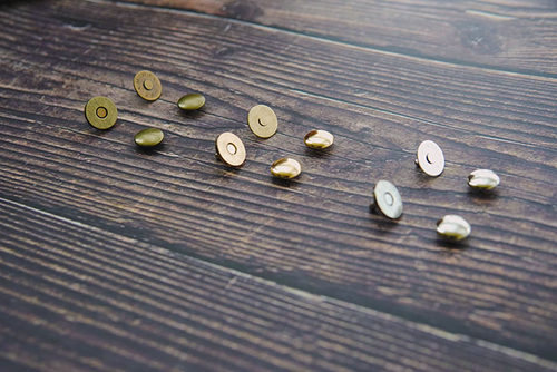 双帽撞钉磁扣强磁箱包