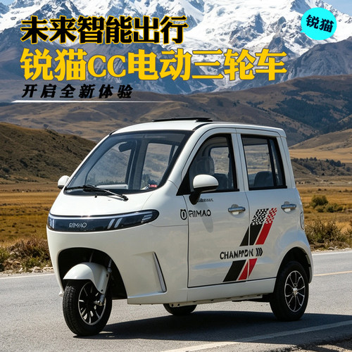 锐猫CC全封闭家用代步三轮车