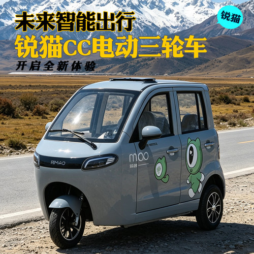 锐猫TT国标全封闭锂电三轮