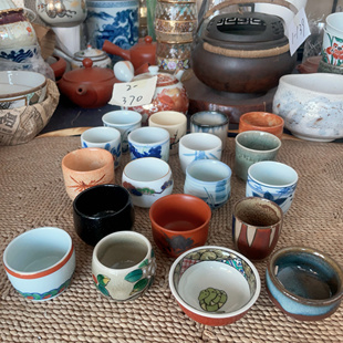 日本制 茶杯 酒杯 杯子 香兰社 志野烧 九谷烧等 1-265