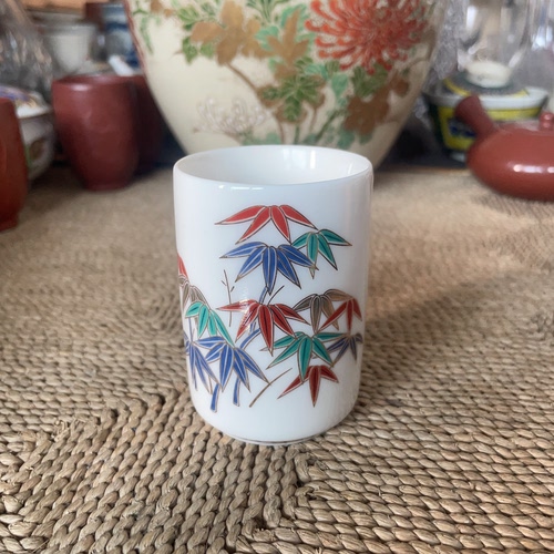 日本制 弥生窑 茶杯 水杯 主人杯 中古品k1
