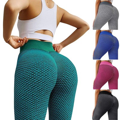 Gym Yoga Pants Female High Waist Butt Lift Leggins Fitness