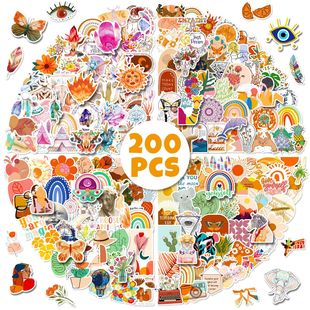 Vintage Aesthetic Stickers for Water Bottles Laptop Phone