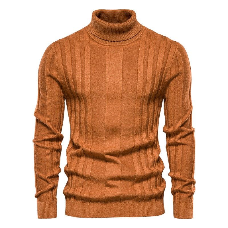 Fall new men's turtleneck sweater秋季新款男式高领毛衣