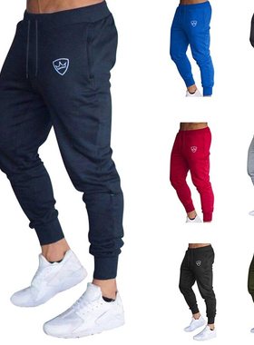 外贸man gym sport pants men s bodybuilding fitness 男士运动