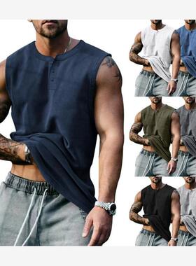 Summer Vest Gym Clothing Sport Tank Top Men Basketball Sleev