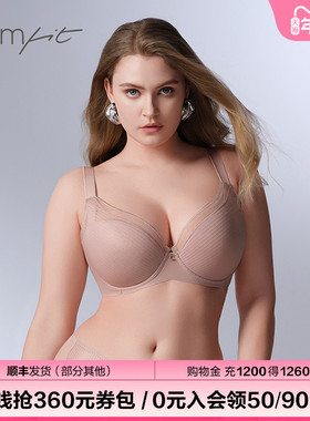 【商场同款】Comfit大胸显小睫毛蕾丝内衣女凉感透气文胸CB00215