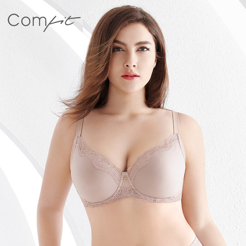 安莉芳旗下Comfit大码内衣女大胸显小无痕厚薄可选文胸CB0928