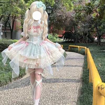 山茶恋lolita裙大全套装酥饼猫原设计jsk洛丽塔 蓬蓬裙lo裙公主裙