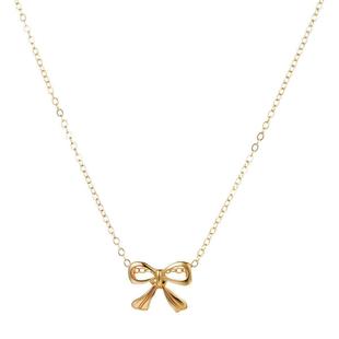 for necklace women simple choker蝴蝶结链 Cute necklaces bow