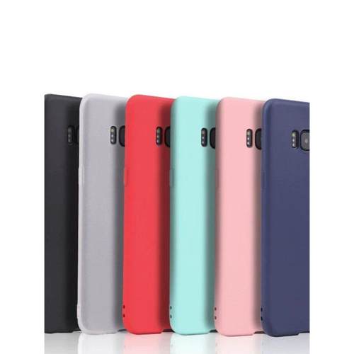 适用SAMSUNG三星J7 J6手机壳全包磨砂S9 S10 plus note 20 10 S11糖果色tpu保护a70 a80 SILICON CANDY CASES