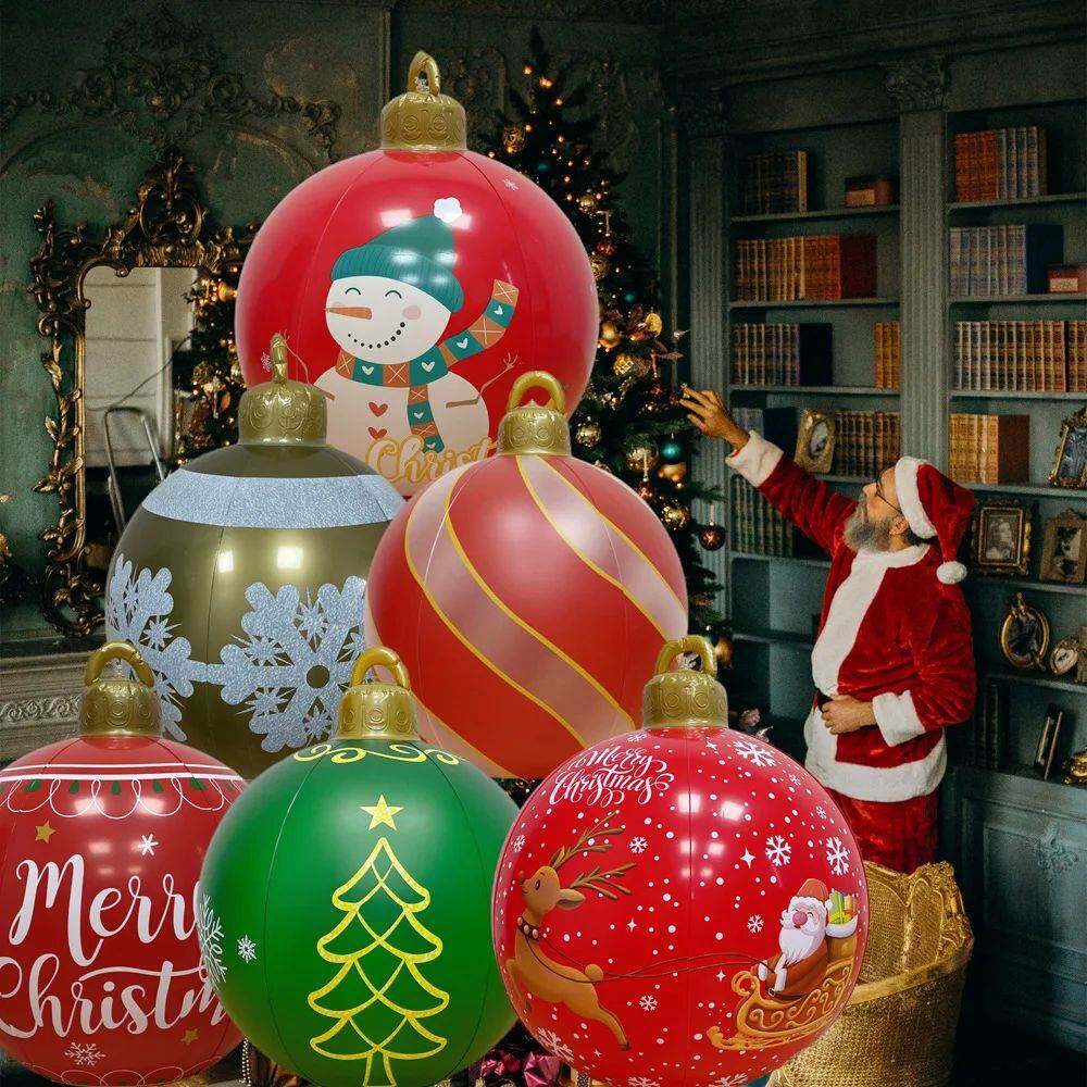 Biggest Sale 18Style 60CM Giant Christmas PVC Inflatable Dec
