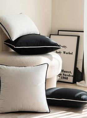 Velvet Throw Pillow Cushion Large Back Throw Pillow Cover