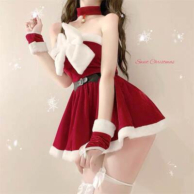 Women's sexy Christmas costumes for performances圣诞服装
