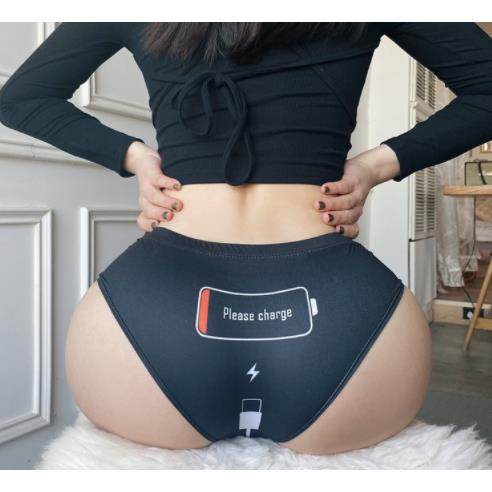 Hip-wrapped fashion girl waist sexy printed underwear