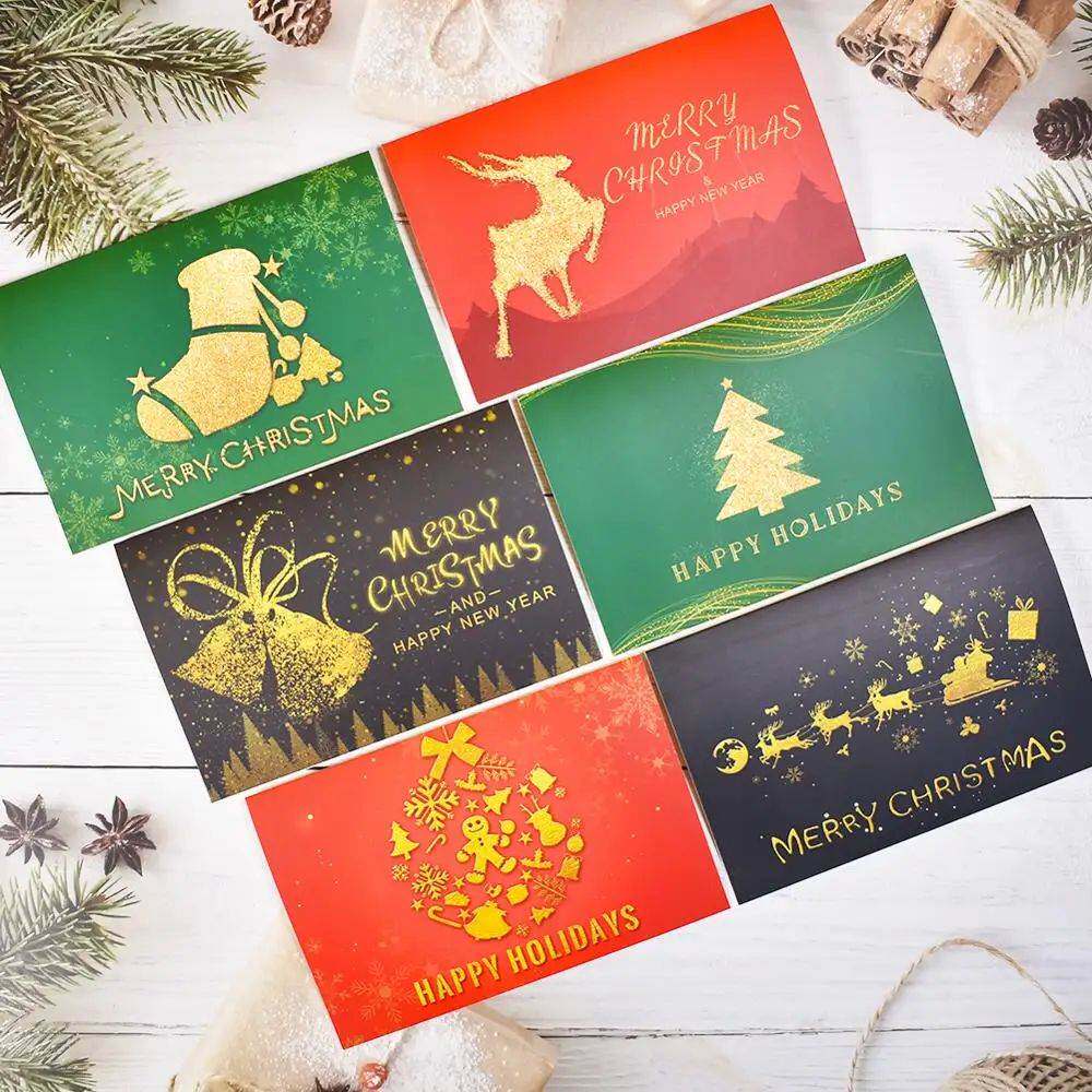 Merry Christmas Note Cards Xmas Greeting Card with Envelope