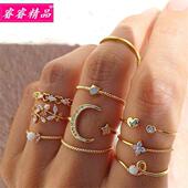 women戒指мода girl кольцо sets rings Knuckle ring
